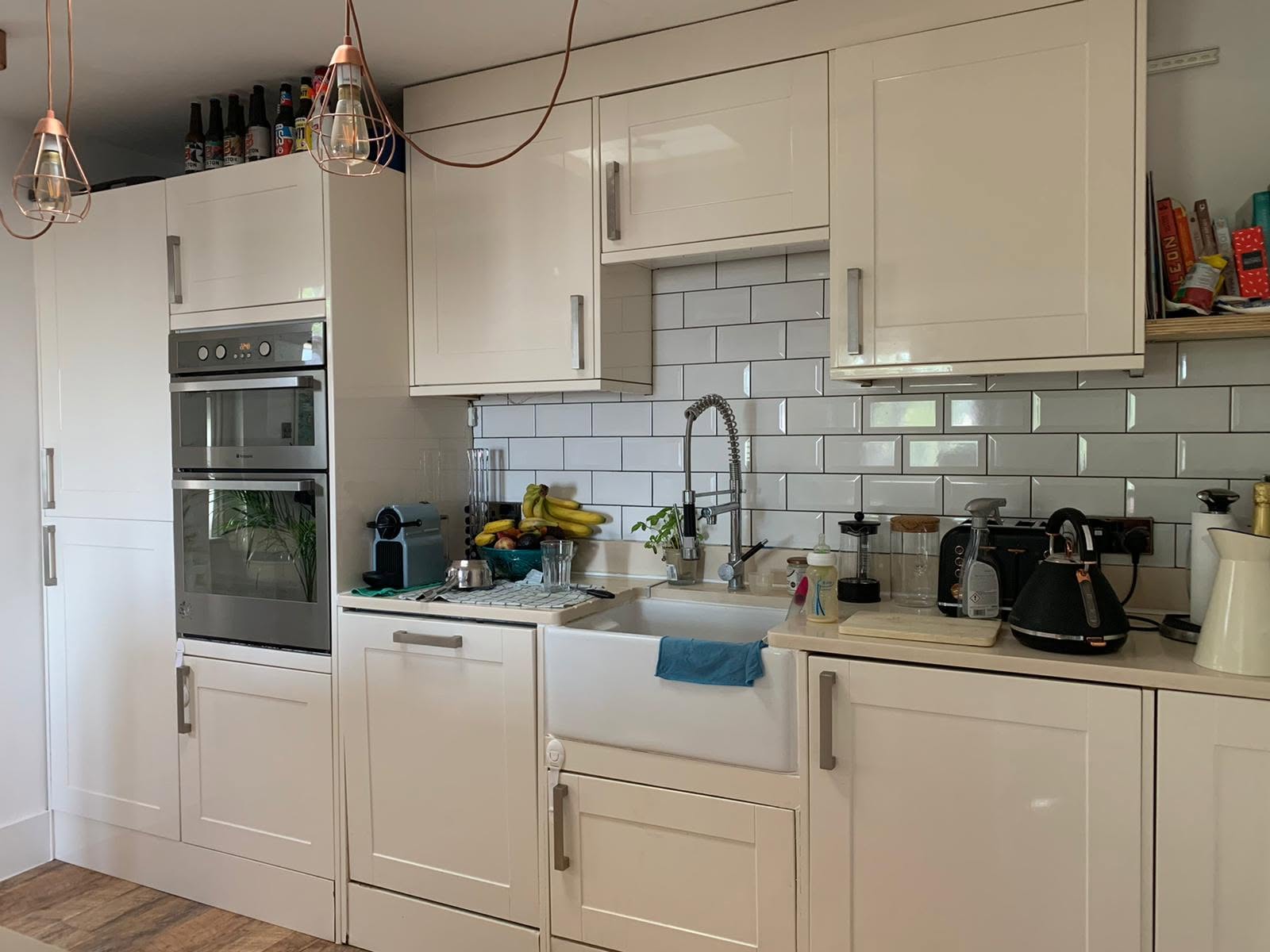Second-hand kitchen installation